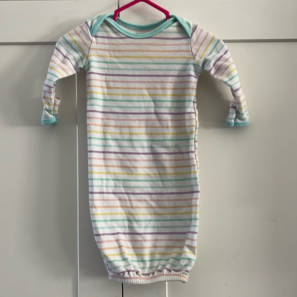 💵 Amazon essentials 0-6mo cotton sleeper gown